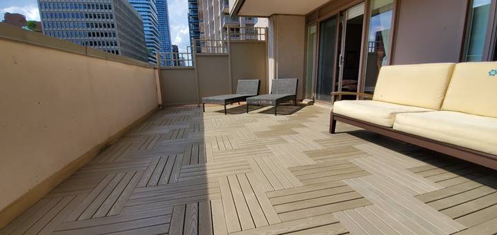 Add some cozy balcony seating for your apartment and condo.