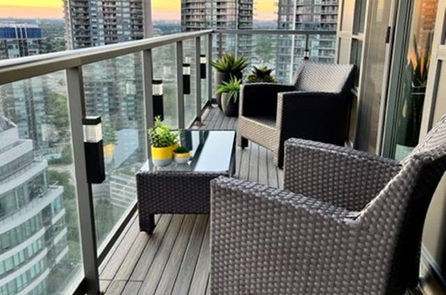 6 Condo Balcony Makeover Ideas on a Small Budget - Designer Deck - Outdoor  Tiles (Wood & Recycled Plastic) Toronto